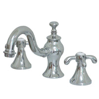 Thumbnail for Kingston Brass KC7161TX 8 in. Widespread Bathroom Faucet, Polished Chrome - BNGBath