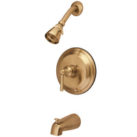 Thumbnail for Kingston Brass KB2632EL Tub and Shower Faucet, Polished Brass - BNGBath