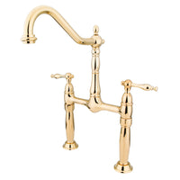 Thumbnail for Kingston Brass KS1072NL Vessel Sink Faucet, Polished Brass - BNGBath