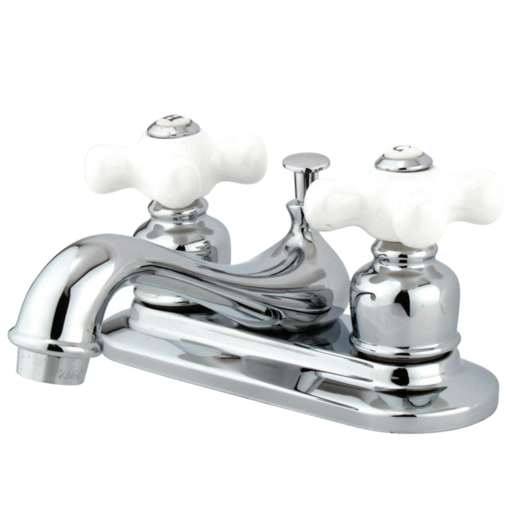 Kingston Brass KB601PX Restoration 4 in. Centerset Bathroom Faucet, Polished Chrome - BNGBath
