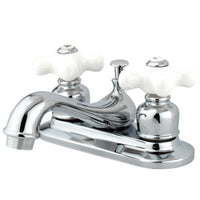 Thumbnail for Kingston Brass KB601PX Restoration 4 in. Centerset Bathroom Faucet, Polished Chrome - BNGBath