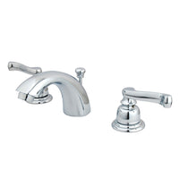 Thumbnail for Kingston Brass KB951FL Mini-Widespread Bathroom Faucet, Polished Chrome - BNGBath