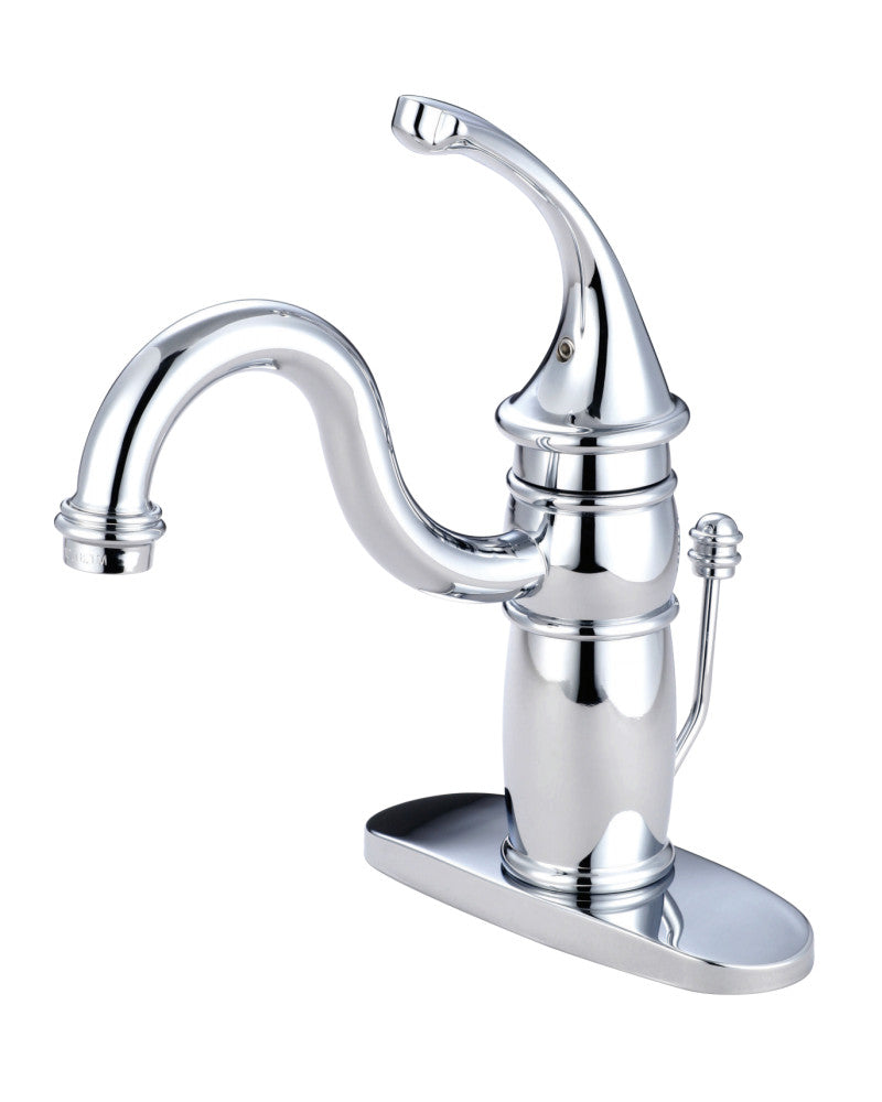 Kingston Brass KB1401GL Georgian Single-Handle Bathroom Faucet with Pop-Up Drain, Polished Chrome - BNGBath