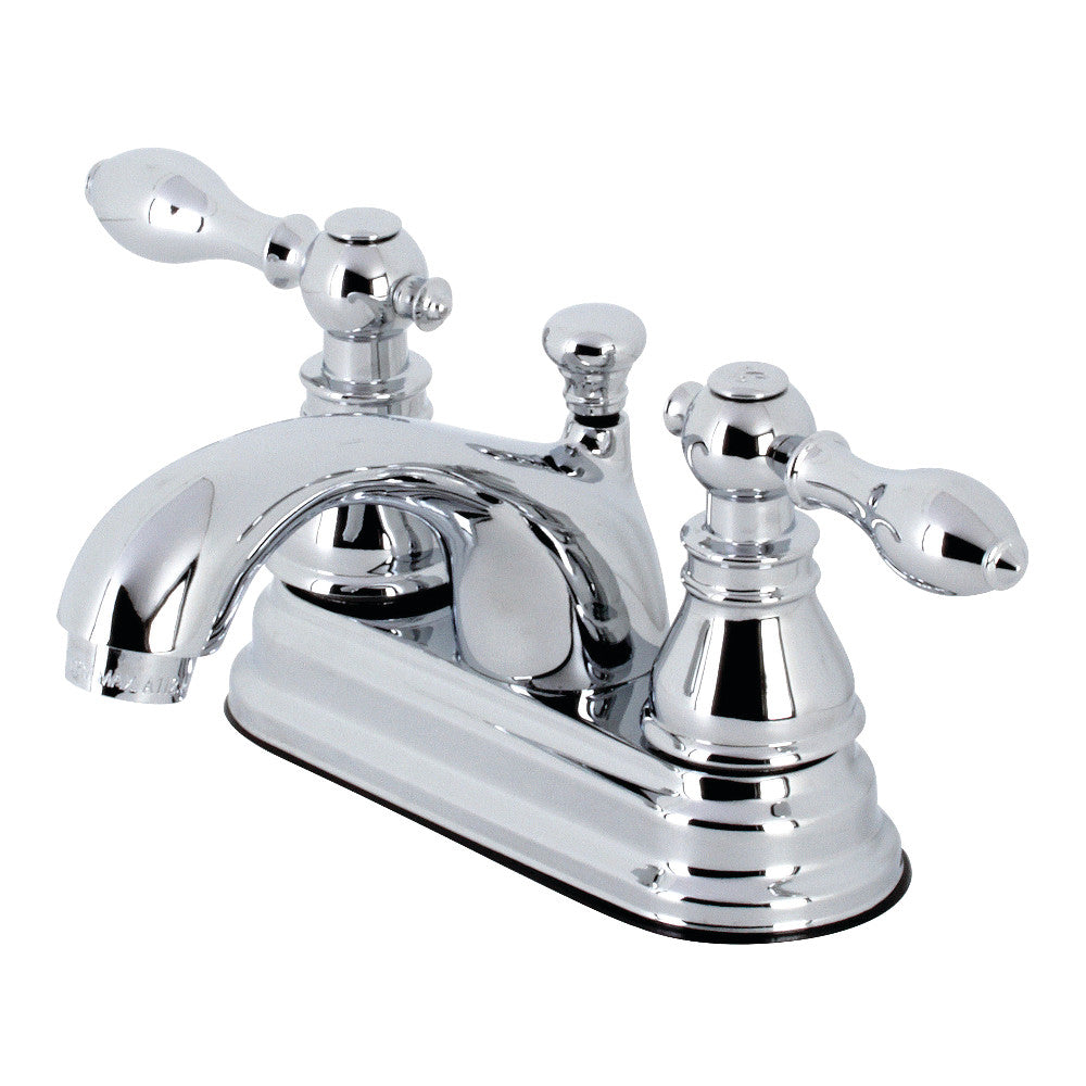 Kingston Brass KB2601ACL American Classic 4" Centerset Bathroom Faucet, Polished Chrome - BNGBath