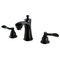 Thumbnail for Kingston Brass KB7965NFL 8 in. Widespread Bathroom Faucet, Oil Rubbed Bronze - BNGBath