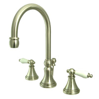 Thumbnail for Kingston Brass KS2988PL 8 in. Widespread Bathroom Faucet, Brushed Nickel - BNGBath