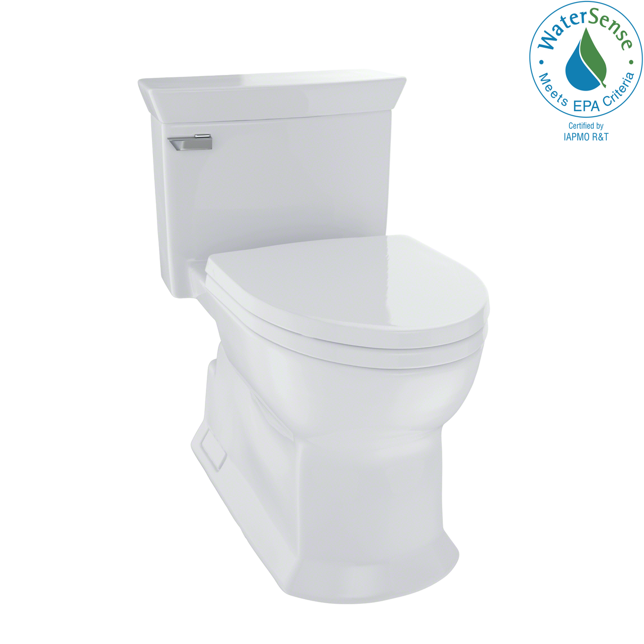TOTO Eco Soir√©e One Piece Elongated 1.28 GPF Universal Height Skirted Toilet with CeFiONtect,   - MS964214CEFG#11 - BNGBath