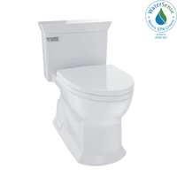 Thumbnail for TOTO Eco Soir√©e One Piece Elongated 1.28 GPF Universal Height Skirted Toilet with CeFiONtect,   - MS964214CEFG#11 - BNGBath