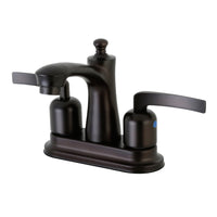 Thumbnail for Kingston Brass FB7625EFL 4 in. Centerset Bathroom Faucet, Oil Rubbed Bronze - BNGBath