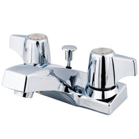 Thumbnail for Kingston Brass KB100 4 in. Centerset Bathroom Faucet, Polished Chrome - BNGBath