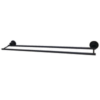 Thumbnail for Kingston Brass BAH821330MB Concord 30-Inch Double Towel Bar, Matte Black - BNGBath