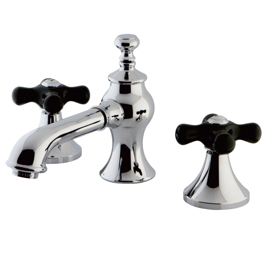 Kingston Brass KC7061PKX Duchess Widespread Bathroom Faucet with Brass Pop-Up, Polished Chrome - BNGBath