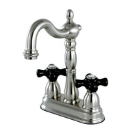Thumbnail for Kingston Brass KB1498PKX Duchess Two-Handle Bar Faucet, Brushed Nickel - BNGBath