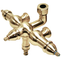 Thumbnail for Kingston Brass ABT400-2 Vintage Down Spout Faucet, Polished Brass - BNGBath