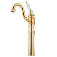 Thumbnail for Kingston Brass KB3422PL Vessel Sink Faucet, Polished Brass - BNGBath