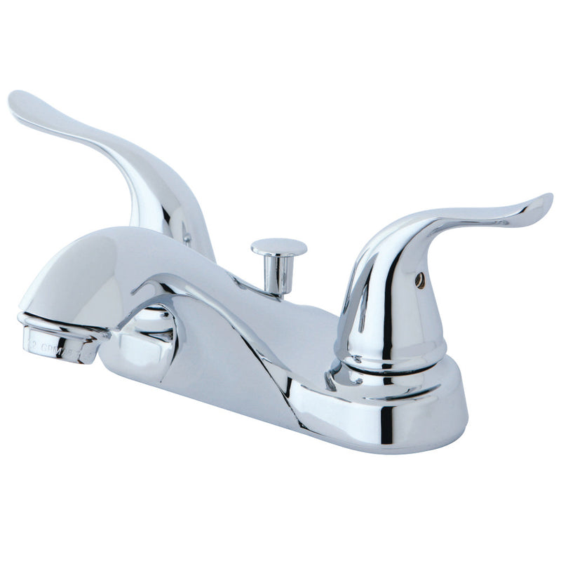 Kingston Brass FB5621YL 4 in. Centerset Bathroom Faucet, Polished Chrome - BNGBath
