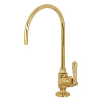 Thumbnail for Kingston Brass KS5192NML Magellan Single-Handle Water Filtration Faucet, Polished Brass - BNGBath