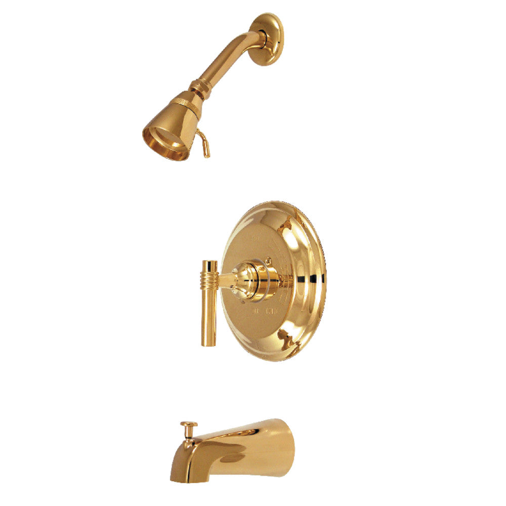 Kingston Brass KB2632MLT Tub and Shower Trim Only, Polished Brass - BNGBath