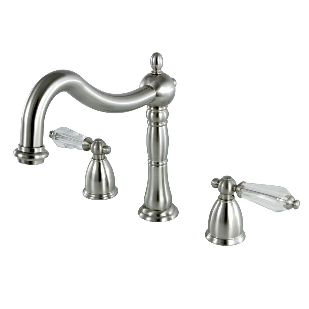 Kingston Brass KS1348WLL Wilshire Roman Tub Faucet, Brushed Nickel - BNGBath