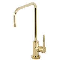 Thumbnail for Kingston Brass KS6192NYL New York Single-Handle Cold Water Filtration Faucet, Polished Brass - BNGBath