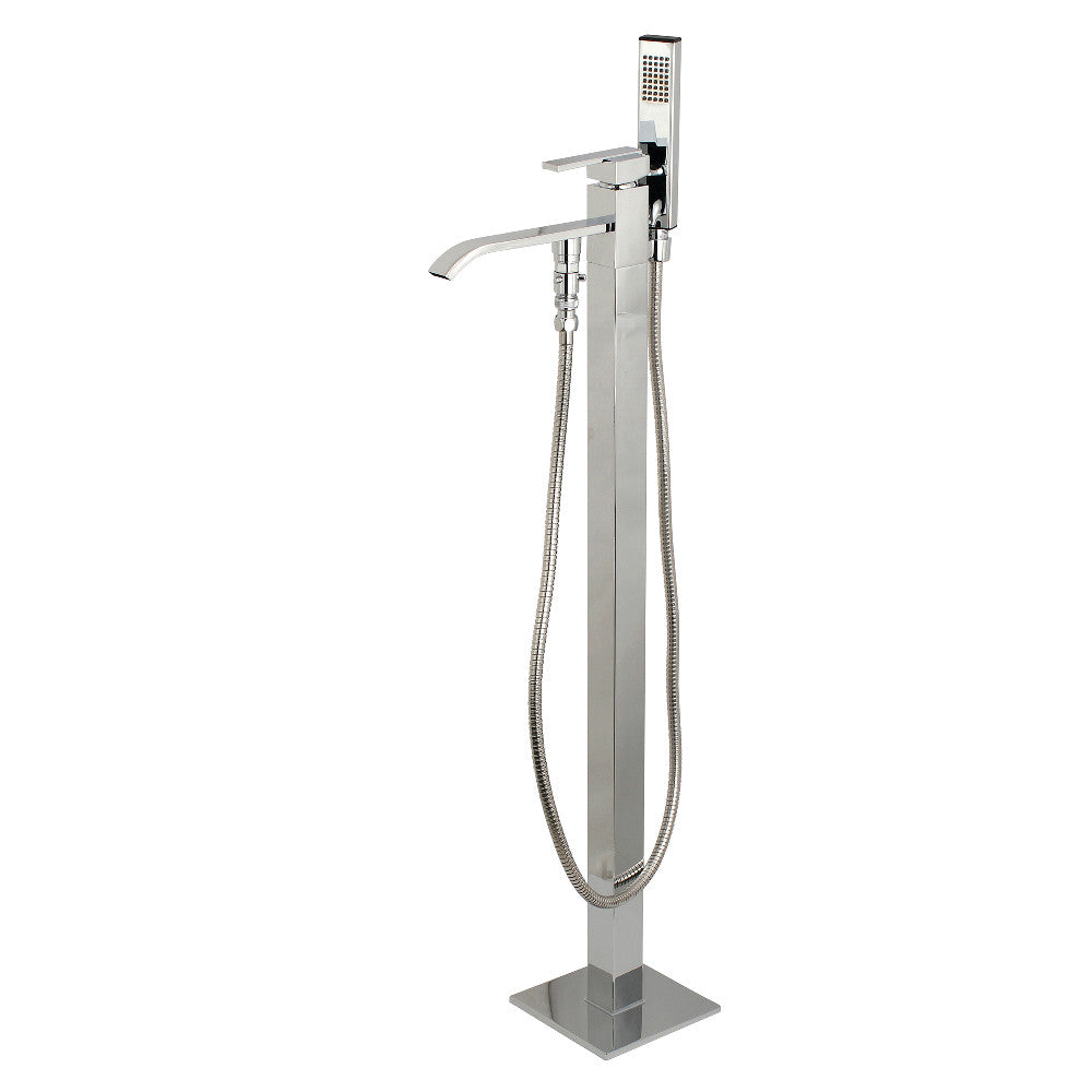 Kingston Brass KS4131QLL Executive Freestanding Tub Faucet with Hand Shower, Polished Chrome - BNGBath