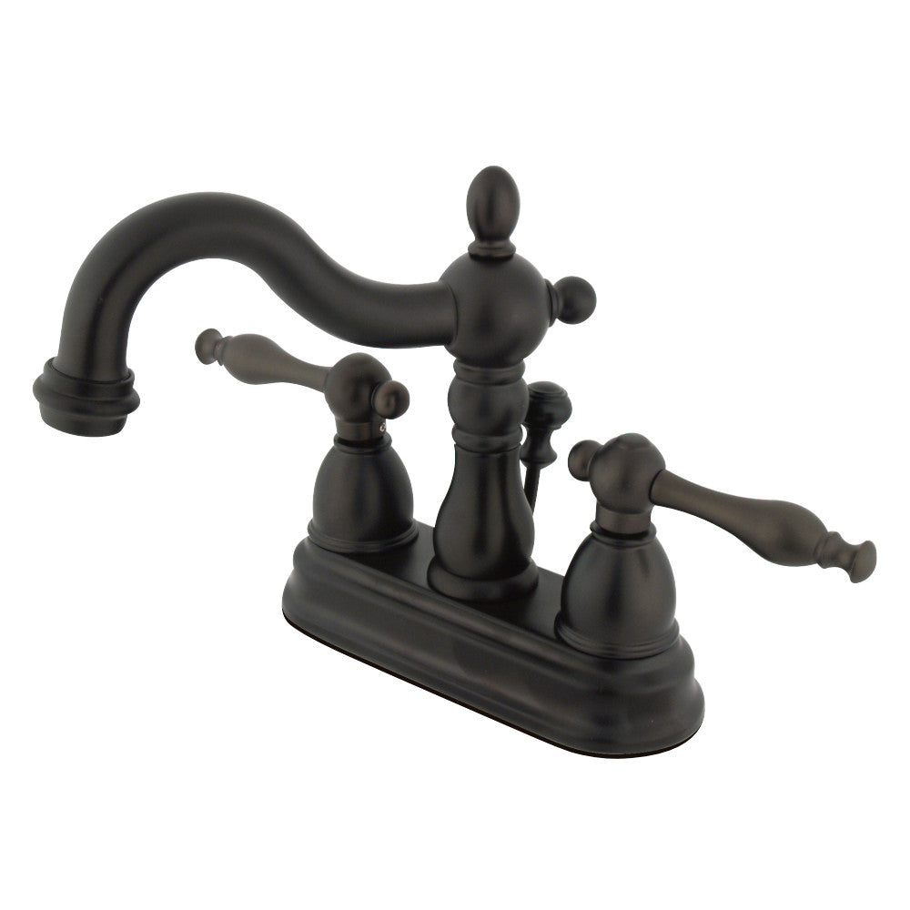 Kingston Brass KS1605NL 4 in. Centerset Bathroom Faucet, Oil Rubbed Bronze - BNGBath