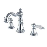 Thumbnail for Fauceture FSC1971PL English Classic Widespread Bathroom Faucet, Polished Chrome - BNGBath