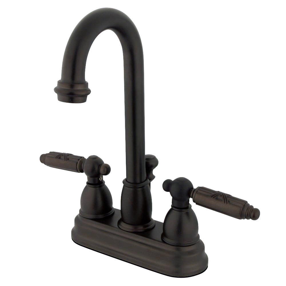 Kingston Brass KB3615GL 4 in. Centerset Bathroom Faucet, Oil Rubbed Bronze - BNGBath