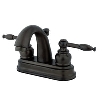 Thumbnail for Kingston Brass GKB5615KL 4 in. Centerset Bathroom Faucet, Oil Rubbed Bronze - BNGBath