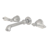 Thumbnail for Kingston Brass KS7121WLL Wall Mount Bathroom Faucet, Polished Chrome - BNGBath