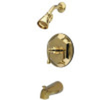 Thumbnail for Kingston Brass KB4632BL English Vintage Tub with Shower Faucet, Polished Brass - BNGBath