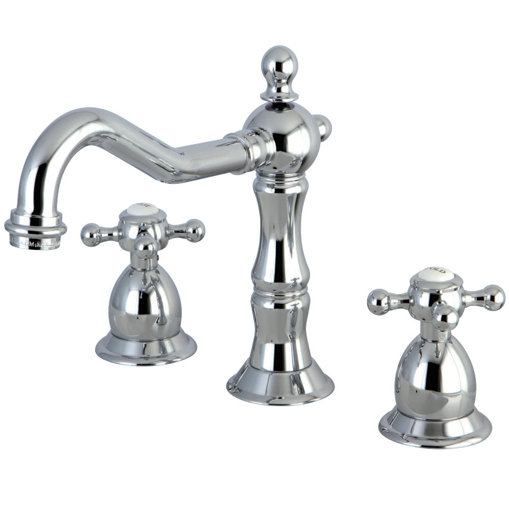 Kingston Brass KS1971BX 8 in. Widespread Bathroom Faucet, Polished Chrome - BNGBath