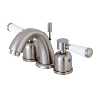 Thumbnail for Kingston Brass KB8918DPL Paris Widespread Bathroom Faucet, Brushed Nickel - BNGBath