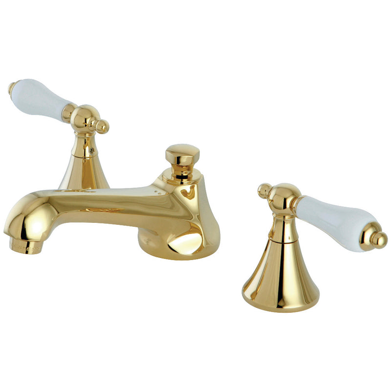 Kingston Brass KS4472PL 8 in. Widespread Bathroom Faucet, Polished Brass - BNGBath
