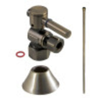 Thumbnail for Kingston Brass CC43103DLTKB30 Modern Plumbing Toilet Trim Kit, Antique Brass - BNGBath