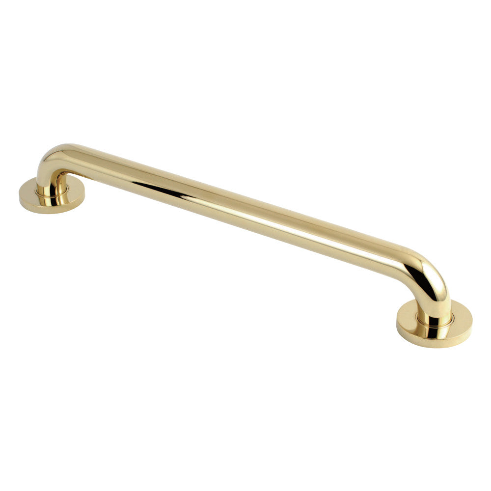 Kingston Brass DR514182 Meridian 18-Inch Decorative ADA Grab Bar, Polished Brass - BNGBath