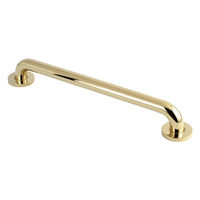 Thumbnail for Kingston Brass DR514182 Meridian 18-Inch Decorative ADA Grab Bar, Polished Brass - BNGBath