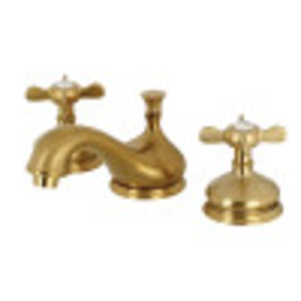 Kingston Brass KS1167BEX 8 in. Widespread Bathroom Faucet, Brushed Brass - BNGBath