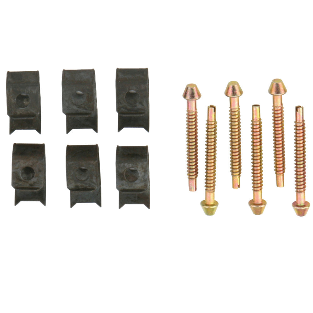 Kingston Brass KSHDWR6 Surface Mount Clip 6 Clips Pack - BNGBath