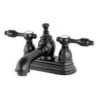 Thumbnail for Kingston Brass KS7005TAL 4 in. Centerset Bathroom Faucet, Oil Rubbed Bronze - BNGBath