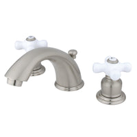Thumbnail for Kingston Brass GKB968PX Widespread Bathroom Faucet, Brushed Nickel - BNGBath