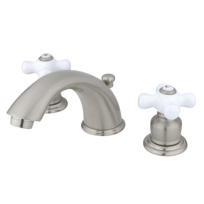 Kingston Brass GKB968PX Widespread Bathroom Faucet, Brushed Nickel - BNGBath