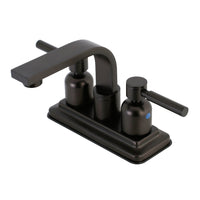 Thumbnail for Kingston Brass KB8465DL Concord 4-Inch Centerset Bathroom Faucet, Oil Rubbed Bronze - BNGBath