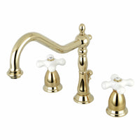 Thumbnail for Kingston Brass KS1992PX 8 in. Widespread Bathroom Faucet, Polished Brass - BNGBath