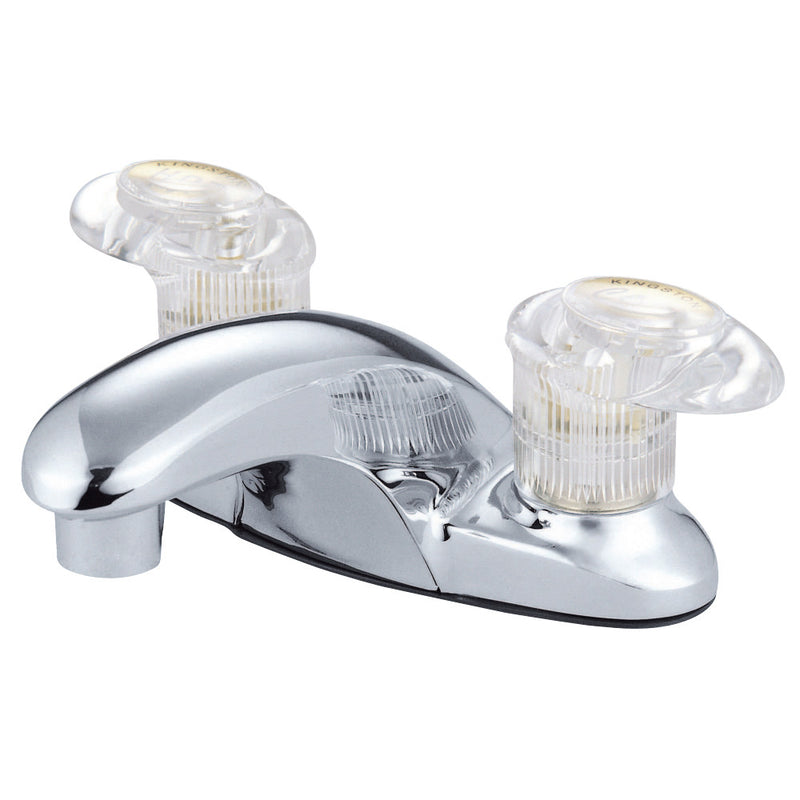 Kingston Brass KB6151LP 4 in. Centerset Bathroom Faucet, Polished Chrome - BNGBath