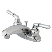 Thumbnail for Kingston Brass KB621B 4 in. Centerset Bathroom Faucet, Polished Chrome - BNGBath
