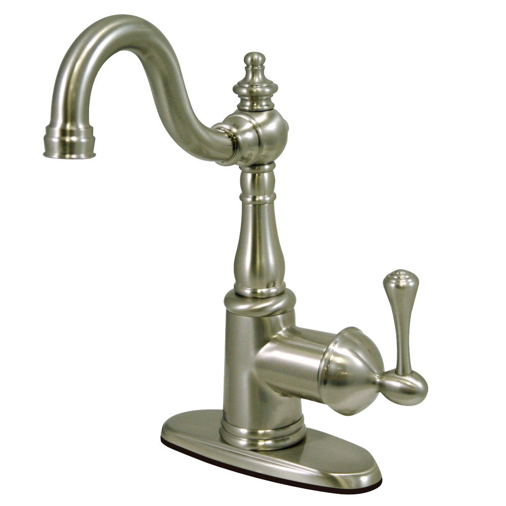 Fauceture FS7648BL Single-Handle 4 in. Centerset Bathroom Faucet, Brushed Nickel - BNGBath