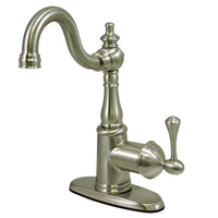 Thumbnail for Fauceture FS7648BL Single-Handle 4 in. Centerset Bathroom Faucet, Brushed Nickel - BNGBath