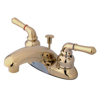 Thumbnail for Kingston Brass GKB622 4 in. Centerset Bathroom Faucet, Polished Brass - BNGBath