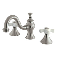 Thumbnail for Kingston Brass KC7168PX 8 in. Widespread Bathroom Faucet, Brushed Nickel - BNGBath